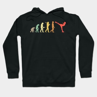 Retro Figure Skating Evolution Gift For Figure Skaters Hoodie